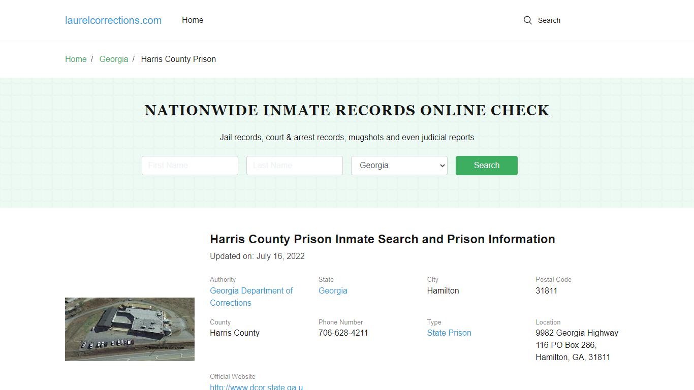 Harris County Prison Inmate Search and Prison Information